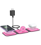 Wireless Charger 3 in 1,RTOPS Magnetic Travel Wireless Charging Station Multple Devices,GaN 3 in ...