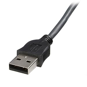 6 ft Ultra-Thin USB VGA 2-in-1 KVM Cable