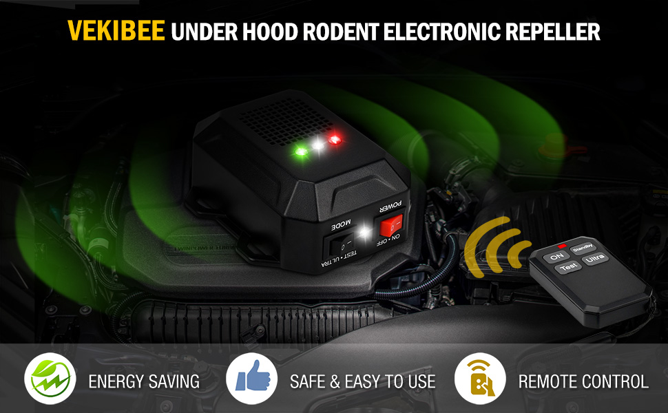 vekibee under hood rodent electronic repellent for car engines