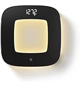 Homedics Digital Bathroom Scale, Motion-Sensing Ambient Center Illumination, Sleek Tempered Glass...