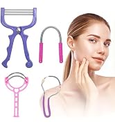 Spring Epilator - 4 Pack Stainless Steel Facial Hair Remover for Women's Face, Chin, Upper Lip, M...