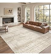 Cochyean 8x10 Area Rugs - Washable Rug for Living Room, Ultra-Thin Abstract Rug, Indoor Non-Slip ...