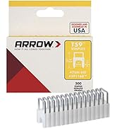Arrow 591168 Genuine T59 Steel 1/4-Inch by 5/16-Inch Insulated Staples for Cable and Wiring, Clea...