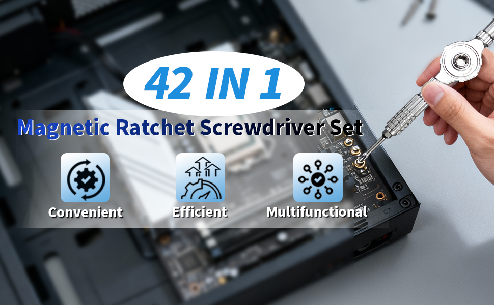 Labor Saving Ratchet Screwdriver Set