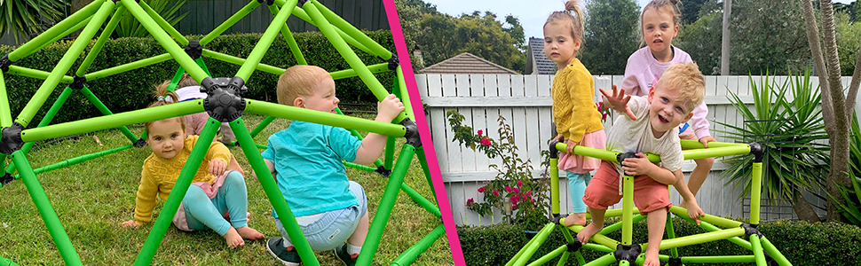 eezy peezy monkey bars climbing dome toddler kid fun toys safe lightweight easy assembly