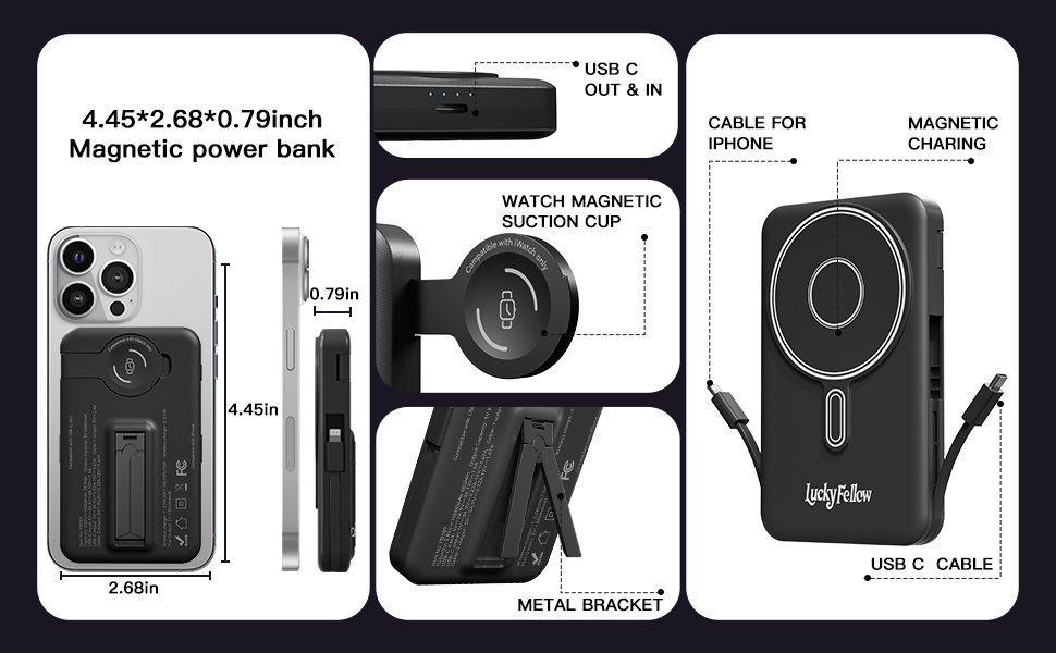 magnetic portable charger