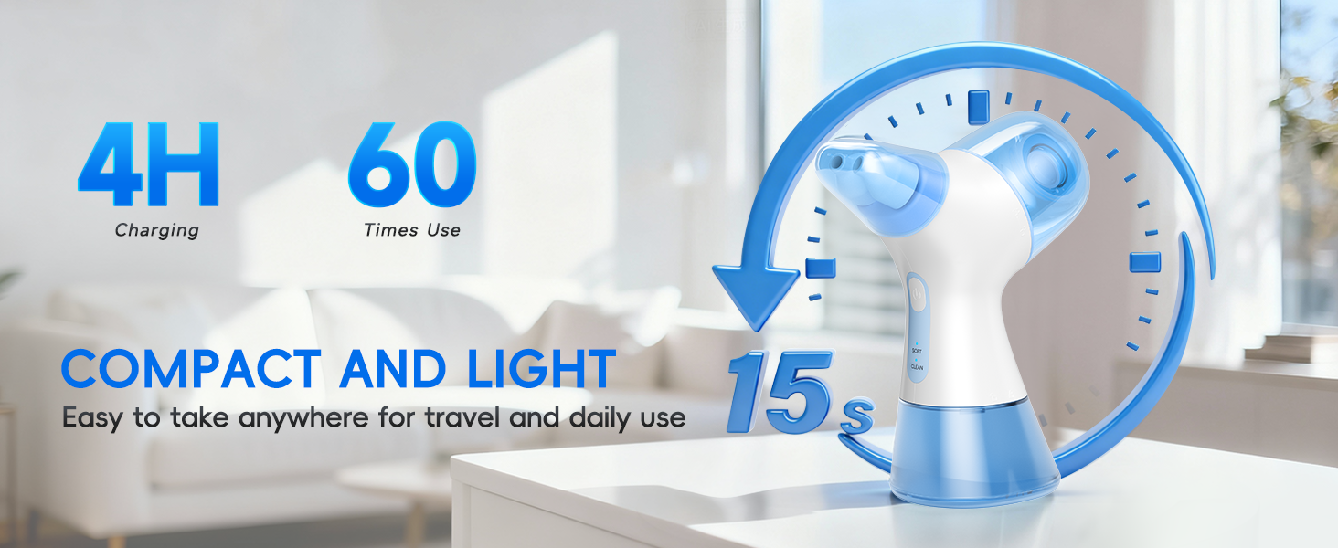 COMPACT AND LIGHT Easy to take anywhere for travel and daily use