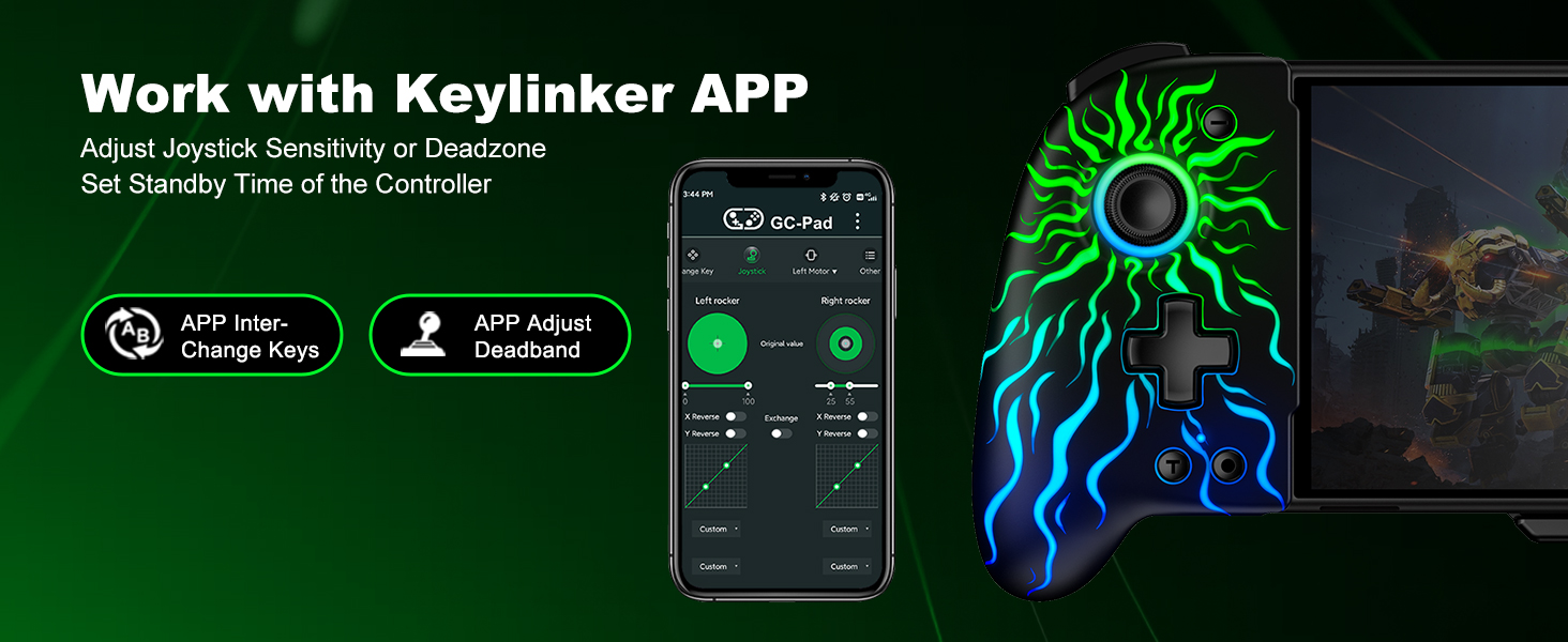 Wireless Swtich Pro Controllers with Hall Effect Joystick &amp; Trigger