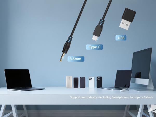 laptop headset with microphone