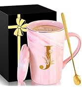 Personalized Ceramic Coffee Mug with Lid Tea Cup Women Her Sister Mom Girlfriend Aunt Best Friend...