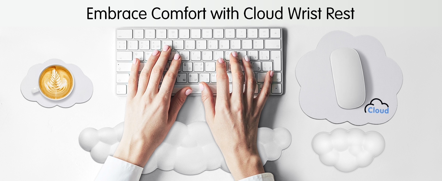 cloud wrist rest keyboard