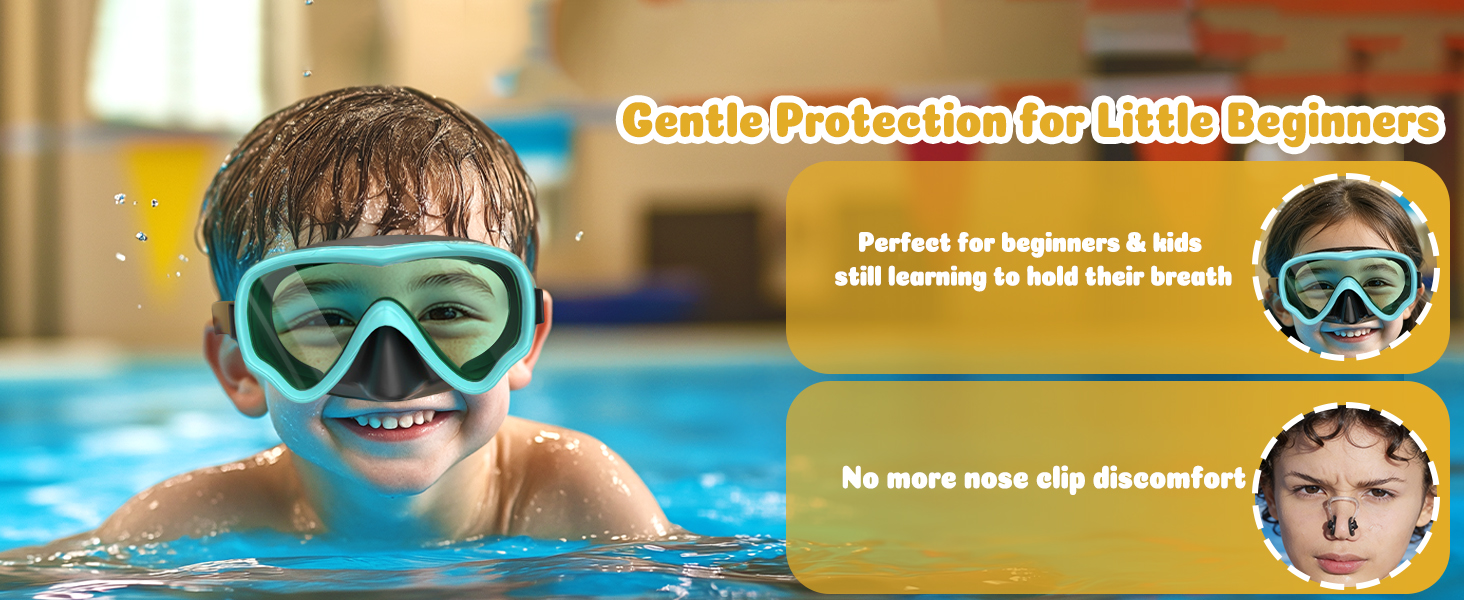 kids goggles with nose cover