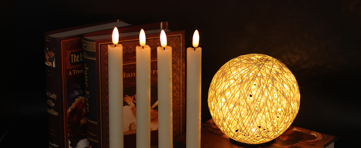 flickering candle