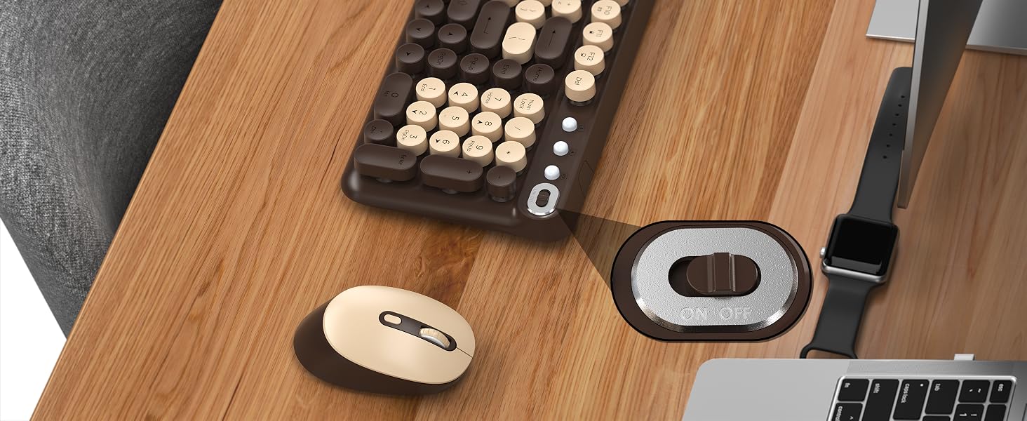 Wireless Keyboard and Mouse Combo