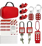 Young Dance Electrical Lockout Tagout Kit -Lock Out Tag Kits for OSHA Compliance with Hasps,Unive...