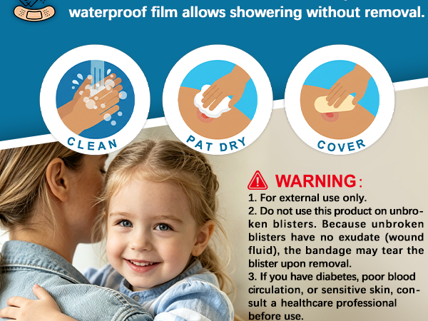  WARNING1,For external use only2,Do not use this product on unbroken blisters.