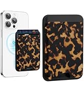 uCOLOR Upgraded Magnetic Cell Phone Wallet Card Holder-Compatible with MagSafe for iPhone 16/15/1...