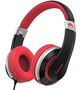 Rockpapa I20 Folding Kids Headphones with Microphone for School, Wired On-Ear Boys Girls Headphon...