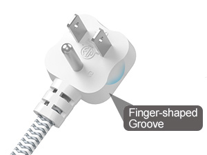 extension cord flat wall plug