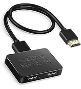 avedio links HDMI Splitter 1 in 2 Out, 4K HDMI Splitter for Dual Monitors Duplicate/Mirror Only, ...