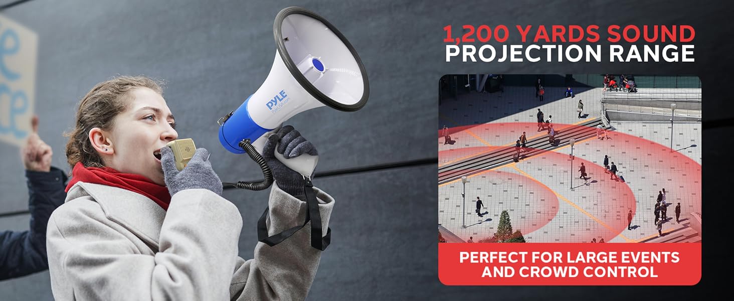 Megaphone Megaphone speaker Megaphone for teachers Bullhorn megaphone megaphone rechargeable