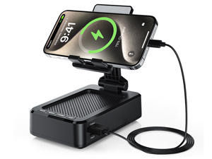 phone holder with speaker
