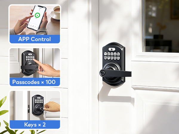 KK HOME App, passcode, or key for unlocking