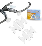 SMARTTOP 2.5mm Eyeglass Nose Pads 10Pairs Anti Slip Air Bag Soft Silicone Nose Pad Stick on Self ...