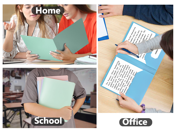 folders with pockets