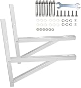 SJXHRFXY 1-1.5P Mini Split Wall Mount Bracket, 440lbs 201 Stainless Steel AC Outdoor Unit Support...