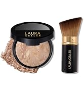 LAURA GELLER NEW YORK Baked Balance-n-Brighten Foundation with Kabuki Brush Makeup Set, Fair