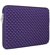 RAINYEAR 14 Inch Laptop Sleeve Diamond Foam Shock Resistant Neoprene Padded Case Fluffy Lining Zi...