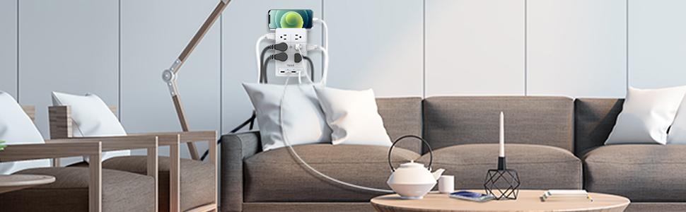 Nikleb multi plug outlet