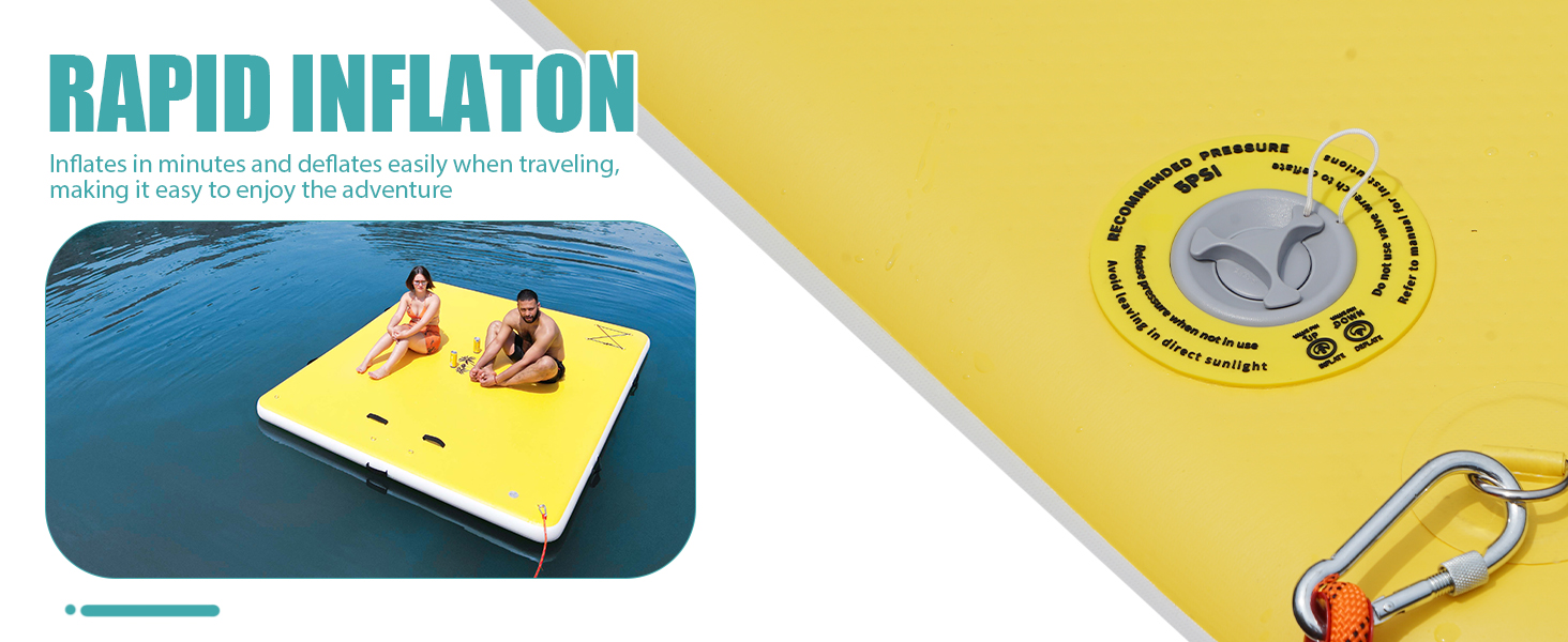 Inflatable Floating Dock