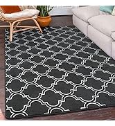 Amearea Fluffy Moroccan Trellis Rug, Soft Shag Boho Rugs for Bedroom, Shaggy Modern Area Rug for ...