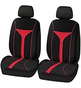 Figpade 4PCS Car Seat Covers Full Set,Breathable Front Seat Covers for Cars for Reducing Back Swe...