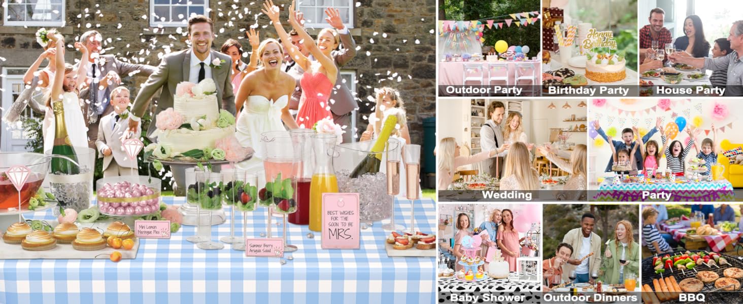 wedding party tablecloth