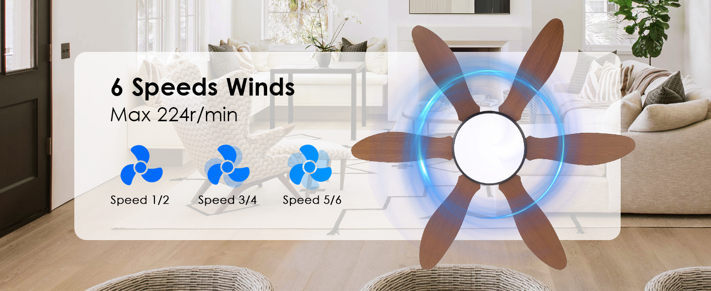 ceiling fan brown