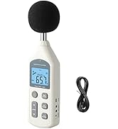 Decibel Meter, Professional Sound Level Meter with Backlight Display, USB Available SPL Meter 30 ...