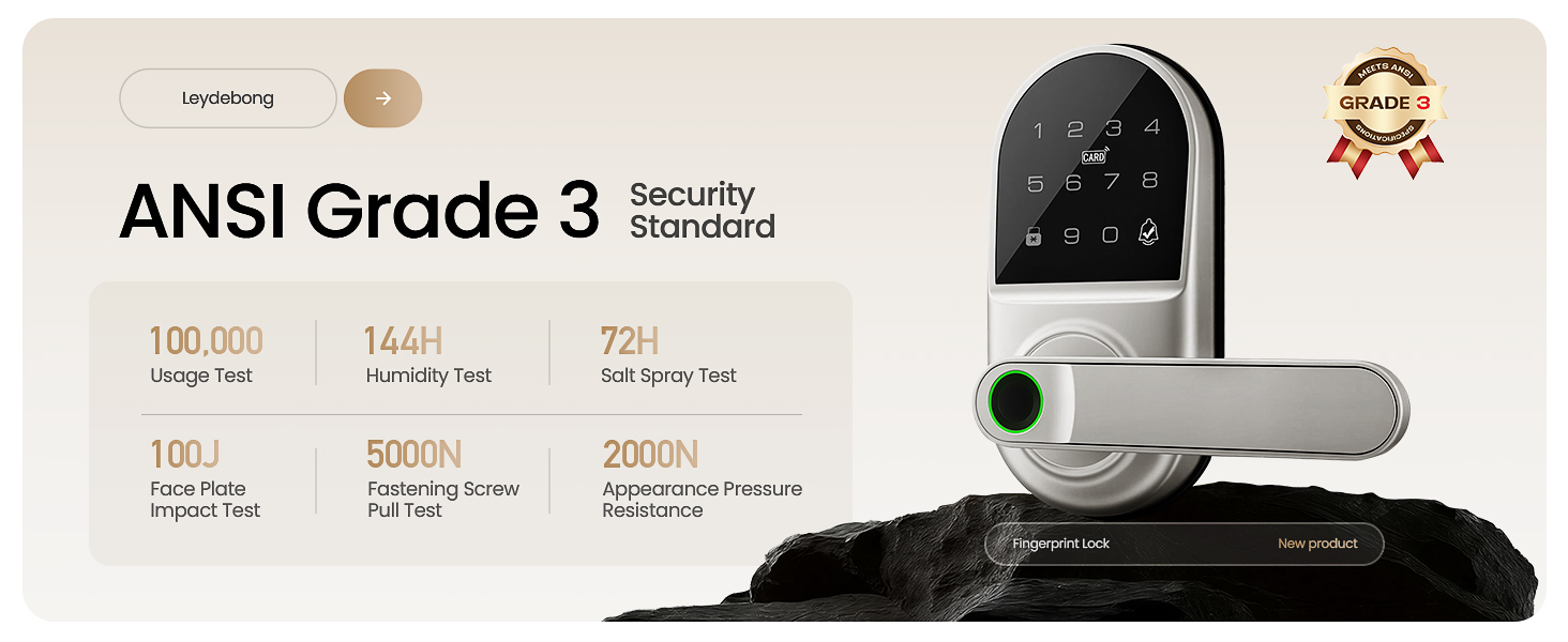 smart door lock fingerprint door lock