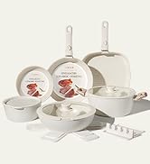 23Pcs Cookware Set Cream White