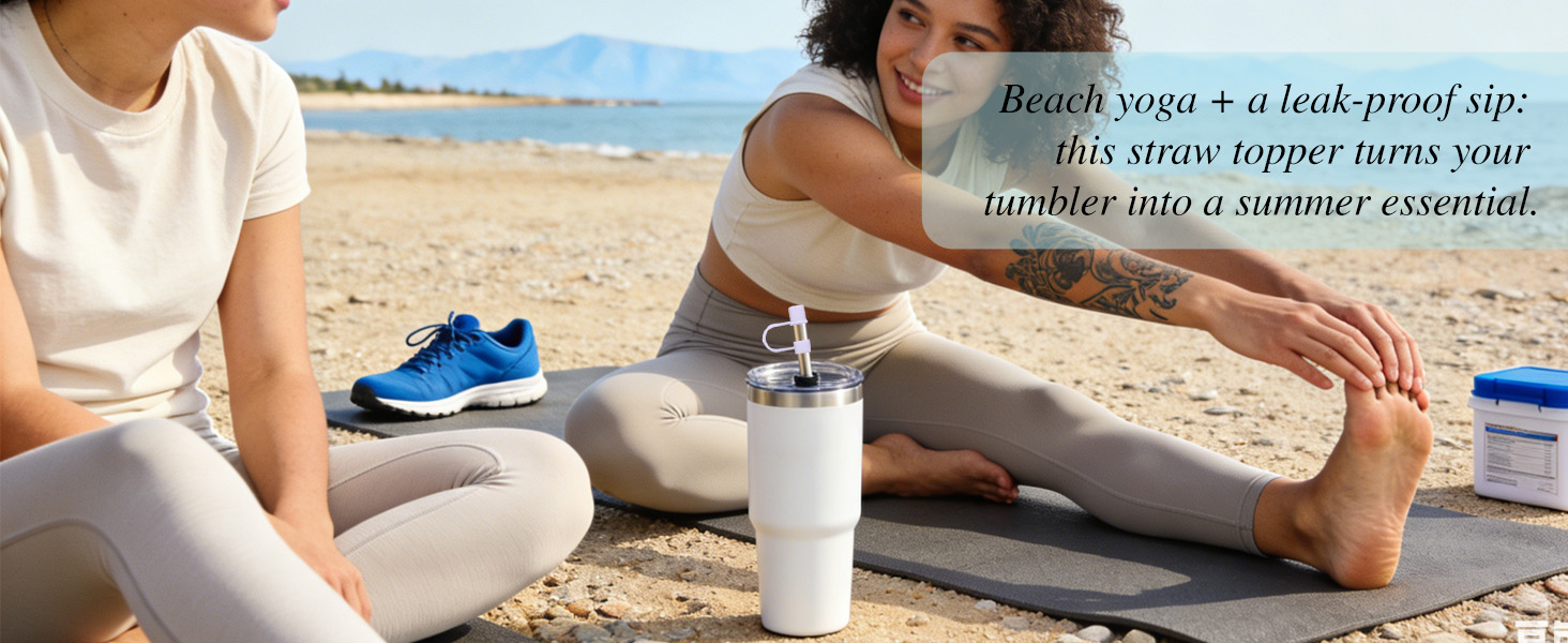 straw toppers for tumblers