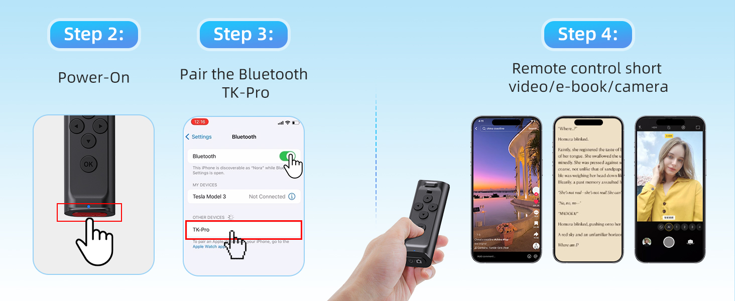 TIK Tok,tik tok must haves 2024,bluetooth page turner,page turner,kindle page turner remote,