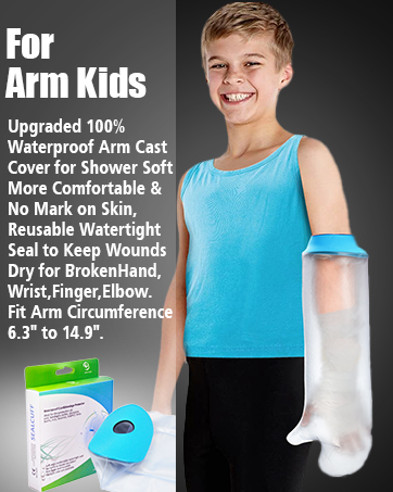 cast cover for shower arm kids