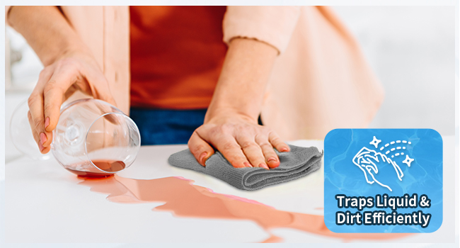 Traps Dust &amp; Dirt E?ciently