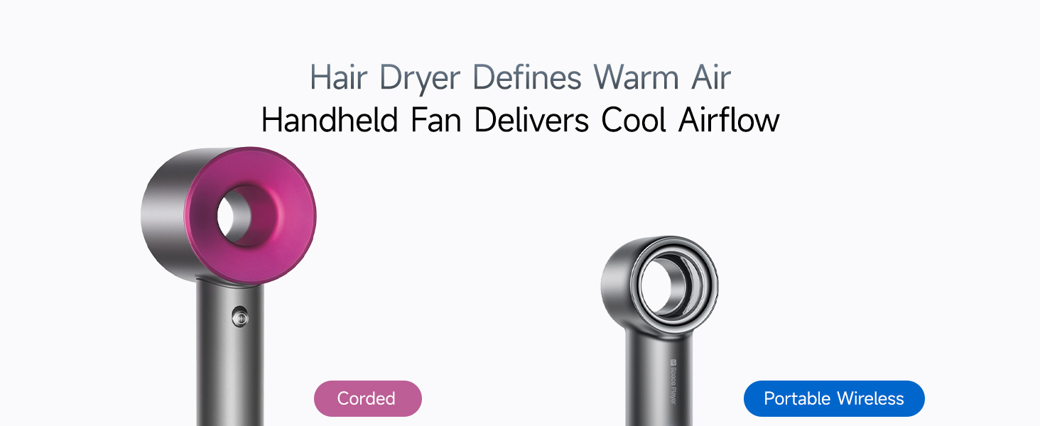 Space Player Bladeless Handheld Fan