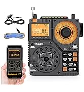 Raddy RF320 APP Control Shortwave Radio, AIR/FM/AM/VHF/SW/WB Receiver, Portable Radio Rechargeabl...