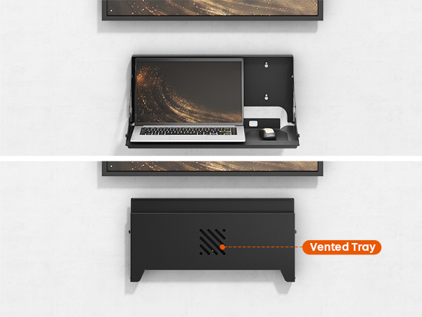 flip down keyboard wall mount