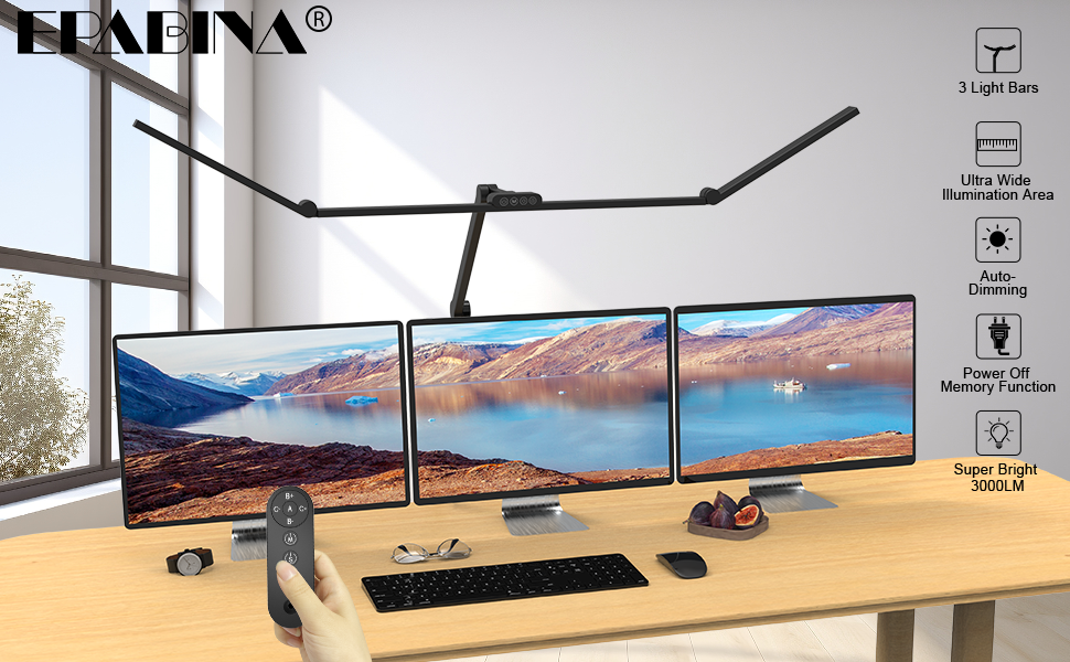 Ultra Wide Led Desk Lamp
