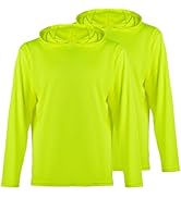 ProtectX High Visibility Sun Protection Lightweight Long Sleeve Hoodie, UPF 50+ Quick-Dry, SPF UV...